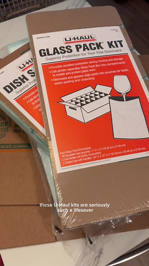 Smart Packing Tips with U-Haul Glass and Dish Kits
