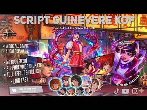NEW UPDATE!! Script Skin Guinevere KOF - Athena Asamiya No Passwor| Full Effect Voice|Patch Terbaru