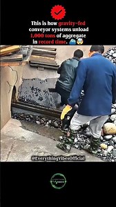 High-Volume Aggregate Unloading via Gravity-Fed Conveyance 🚢🤯