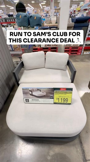 This Oversized Chaise Lounge Set is at Sam’s Club, and the clearance price is hard to ignore!