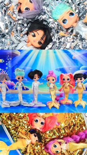 K-Pop Demon Hunters: Gold vs Silver Backpack Doll House in Mermaid Style! DIYs for Dolls #kpopdemonh | Lalilu Español