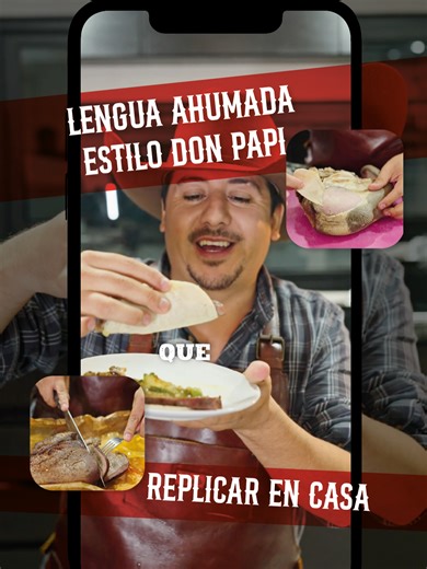 ¿Lengua ahumada en casa? 😎🔥 Sí… y no cualquier receta. Te voy a compartir la lengua ahumada al estilo Don Papi: suave, jugosa, bien sazonada y con ese humo que se mete hasta el alma. 🥩💨 En este video te explico el paso a paso para que la hagas como se debe: 🔥 Cómo prepararla antes del ahumado 🔥 El punto exacto de cocción 🔥 El secreto para que quede tierna y llena de sabor Aquí no cocinamos por cocinar… cocinamos para dejar huella. Guarda este video, compártelo con ese amigo que dice que s