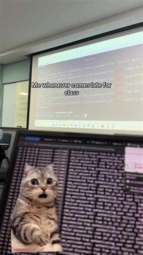 Linux class😐 #linux #coding #class #funny