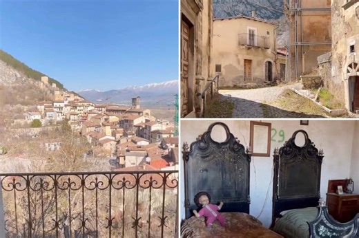 Inside an eerie Italian town left abandoned after a devastating earthquake