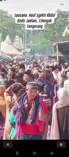 SEA OF PEOPLE! The Bustling Atmosphere of Sheikh Abdul Qodir Jaelani's Haul in Cilongok, Tangerang