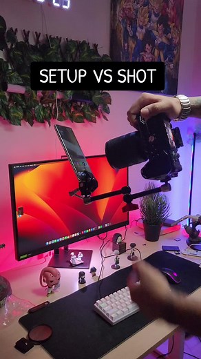 The magic arm gives u these incredible pov shots you see #setup #filmmaking #cameragear #camera #trending
