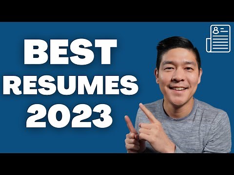 BEST resume examples in 2023