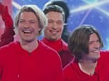 Hanson's Taylor, Zac and Isaac are revealed as Russian Dolls on Masked Singer