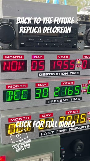 A Back To The Future Replica Delorean Time Machine! #backtothefuture #deloreantimemachine #bttf