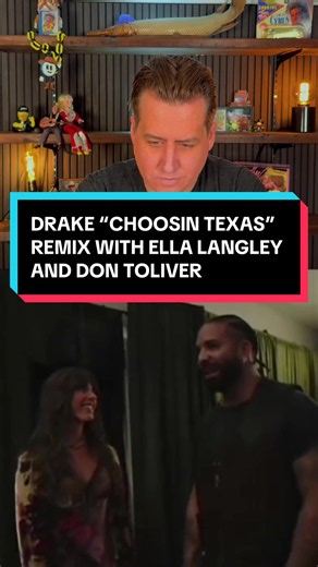 Drake has finally released his remix of Ella Langley’s runway hit “Choosin Texas” and he brought along rapper Don Toliver for the fun. The new track premiered as part of Drake’s FOMO live stream. That video has disappeared, but fan clips are still circulating. everyone knew this was coming. Drake was spotted at an Ella Langley show last month, and two weeks later he teased this remix in a Toronto club. But even before that, he was tweeting at Ella Langley over the summer in regards to this song 