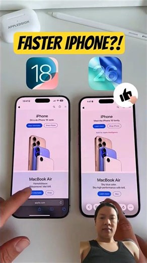 🚀 iOS 18 vs iOS 26 — ANIMATION SPEED Test!