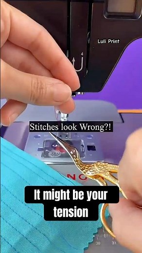 Wait! ✋ Stitches Too Loose or Too Tight? Fix Sewing Machine Tension