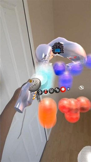 DU 😗🎻 MAKE U MINE - floating lofi VR voice + strings loop on BOCLAA XR Mixed Reality Meta Quest 3s
