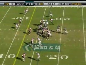 2008 - NFL GameDay Scoreboard: Falcons vs. Eagles