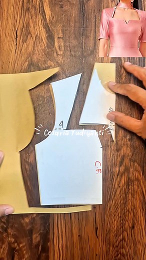 Pretty neckline variations to level up your dress ✂️✂️✂️ If you’re just starting out, this simple method is perfect for you — no stress, no drama. Once you get more advanced, you’ll know that adding extra darts can shape the bust even better. #sew #sewing #sewtutorial #sewtips #sewproject #sewingtips #sewingproject #sewingtutorial #fashioncourse #fashiondesign #fashiontutorial #patternmaker #sewinglove #lovesewing #sewingandpatternmaking #costureras #costura #menjahit #jahitbajusendiri #belajarm