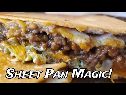 Easy Sheet Pan Crunchwrap