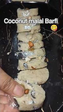 365 /2 coconut malai Barfi❤️#recipe #cooking #food