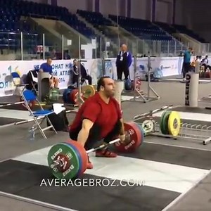 Behdad Salimi, the current world record holder in #snatch of 214kg, makes 180, then misses 190kg 2x in training hall of #wwc2014. Interesting that the Russians were just finishing 1 platform away and were watching. A few of us thought he might be intentionally missing to play games with Russians because Immediately after the Russians left he #cleanandjerk 240kg fairly routine. #weightlifting #whowillwin #olylifting #snatch #gamesatworldlevel | Average Broz's Gymnasium