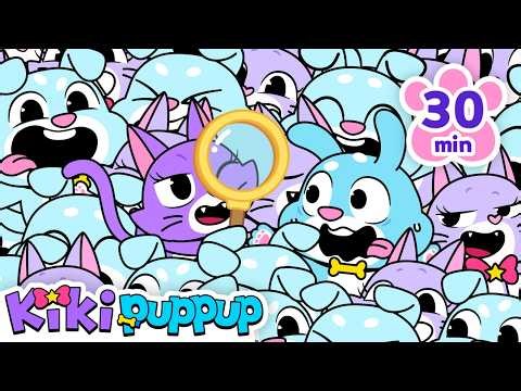 ‪@Kikipuppup‬ Where are the REAL Kiki & Puppo? 🔍 | +Compilation | Animal Songs | Nursery Rhymes
