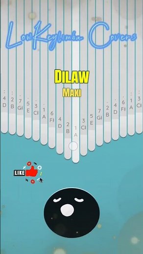 Dilaw by Maki | Kalimba Cover part 2 | Keylimba app