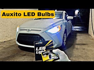 2016- 2020 Toyota Yaris / Scion iA Auxito LED headlight bulb, reverse light bulb replacement