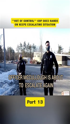 OUT OF CONTROL COP GOES HANDS ON KEEPS ESCALATING SITUATION #cops #copsoftiktok #police #part13