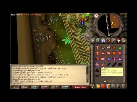 2007 Runescape Monkey Madness Boss Fight [Safe Spot Method]