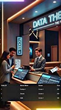 SQL lo first command SELECT! 🎟️#SQLTelugu #DataAnalyticsTelugu #LearnSQL #TeluguReels #TechComedy