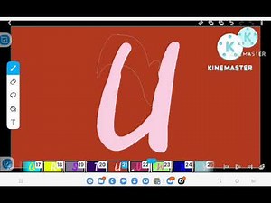 Artistic alphabet flipaclip