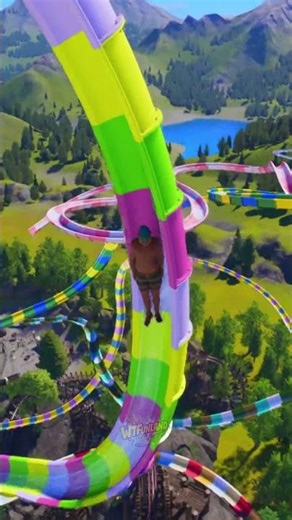 Impossible Water Slide Jump Gone WRONG | Planet Coaster 2