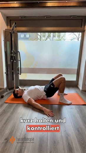 Glute Bridge – Gesäß & LWS gezielt stärken ✅