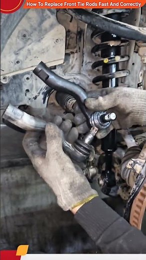 How To Replace Front Tie Rods Fast And Correctly #mechanic #shorts #carmaintenance