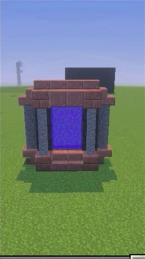 COOL NETHER PORTAL IN MINECRAFT!!😱😱#shorts #justiceforsidhumoosewala #minecraft