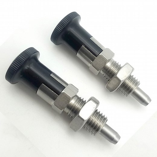 [Hot Item] M5-M16 Stainless Steel Indexing Plungers - Tip Shape Selectable