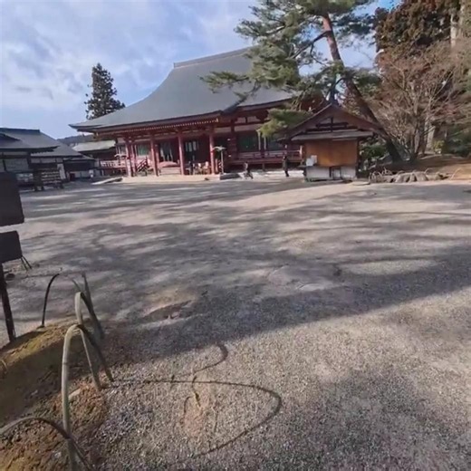 真冬の平泉の毛越寺 41/43