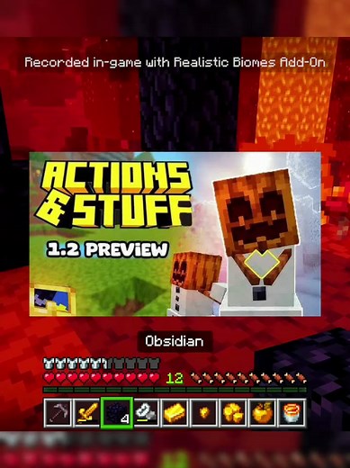 Download Action Stuff Mod for Minecraft Bedrock