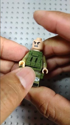 Lego Full Gear : Tactical Vest & Helmets Military / Army Accessories minifigures OD Green #shorts