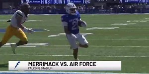 Air Force Football gets season opening win over Merrimack 21-6