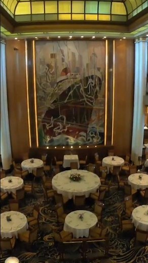 The Stunning Britannia Dining Room on Cunard's QM2