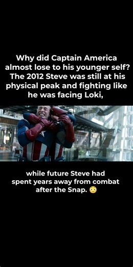 Why Did YOUNG STEVE Almost Beat Captain America?!😳 #marveldetails #marvel #marvelstudios #marvelfans