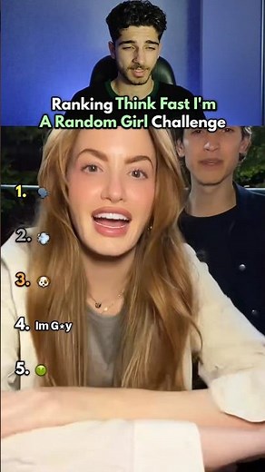 Ranking Think Fast I'm Random Girl Challenge