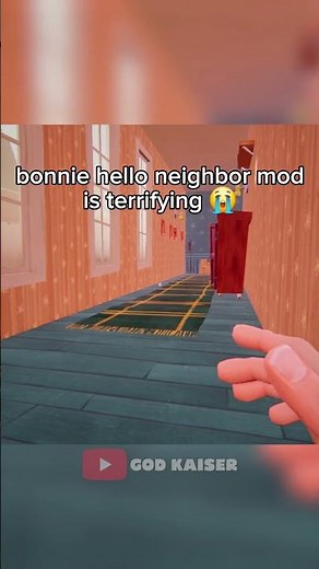 Bonnie Hello Neighbor Mod Is Terrifying! #fnaf #scary #gaming