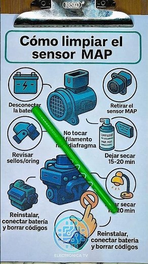 🔧 🔴 Learn how to clean your MAP sensor like a pro at home! #mechanics #sensor #map #mechanic