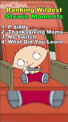 Ranking the Wildest Stewie Griffin Moments 🤯 | Family Guy's Craziest Scenes
