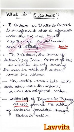 What is Electronic Contract or E-Contract/ Meaning of Electronic Contract