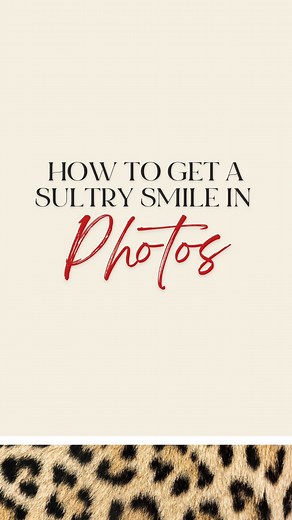 CHRISTINE BUZAN | NYC Posing Expert | Look Good In Photos on Instagram: "HOW TO GET A SULTRY SMILE IN PHOTOS 👄 Want to master the art of getting a sultry, closed mouth smile in your photos? Try out these two easy tips… ✅TIP ONE✅ Then Say the word “prune,” then smile with your mouth closed. The shape your mouth makes will push your lips outward in a slight pout. ✅TIP TWO✅ Pretend you’re keeping a secret. So much of posing is mental so you really want to visualize the emotion you’re trying to con