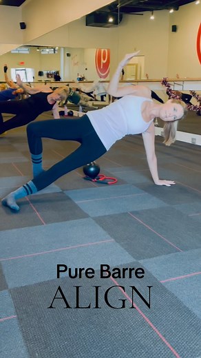 Get ready to restore with Pure Barre Align™! 😌 Pure Barre Align™ combines our classic strength-building barre technique with a unique emphasis on flexibility and balance training to deliver a restorative full-body workout. In 50 minutes, you will focus on various flows of stretching to increase your joint mobility, while building muscular strength and stability. #PureBarre #LiftToneBurn #StrengthTraining #FullBodyWorkout #ResistanceTraining #Barre #Align | Pure Barre