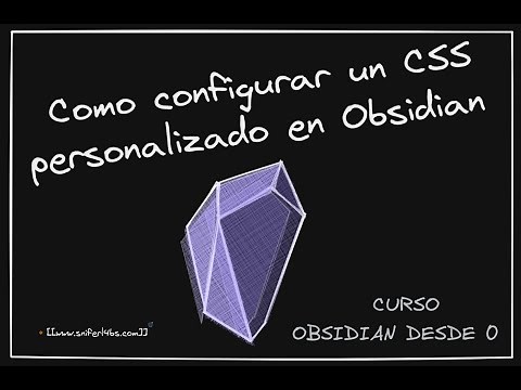 Customize #Obsidian with CSS | Obsidian from scratch