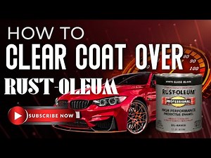 Spraying 2k Automotive clear over Rust-Oleum paint and it worked 🤙