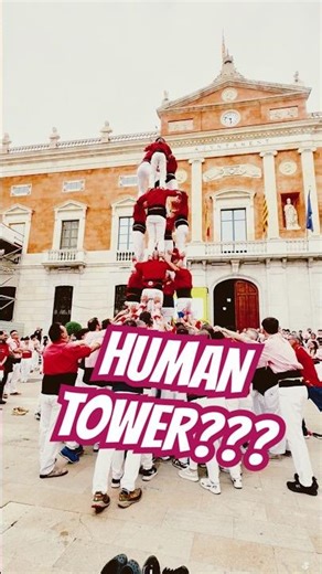 HUMAN towers that defy GRAVITY 🇪🇸 | Castells in Tarragona #castello #spain #foryou #culture